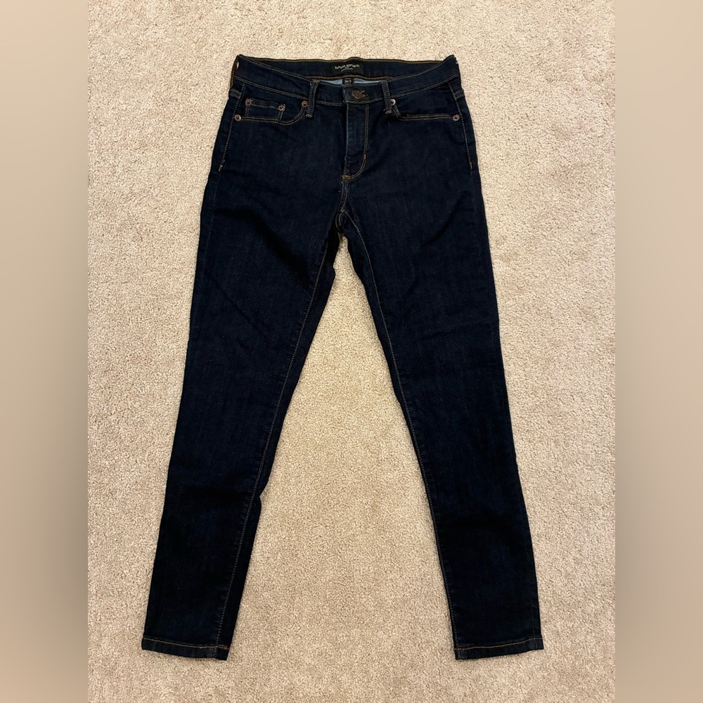 Banana Republic Sculpt Skinny Dark Blue Jeans 26/2 Petite